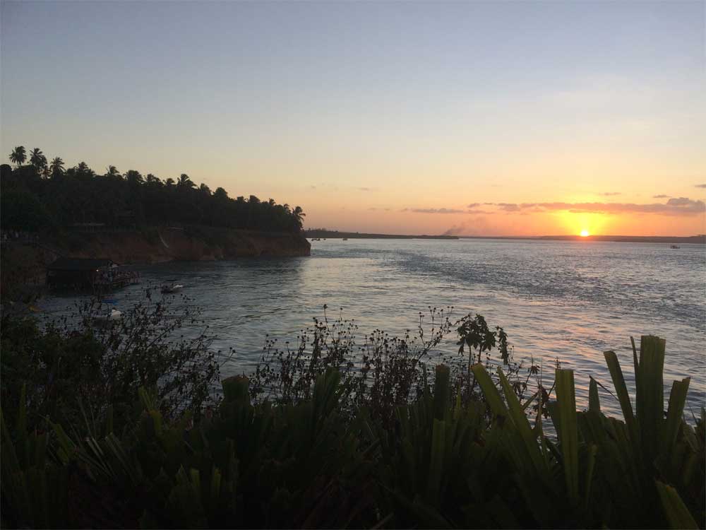 Pipa por do sol em Tibau